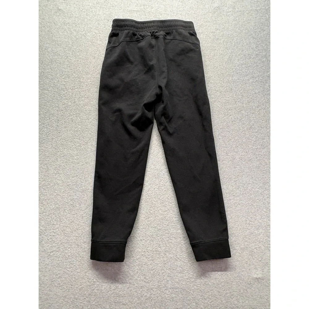 Old Navy Active Boys Fleece Jogger Pants Black Size L 10-12 Zipper Pockets